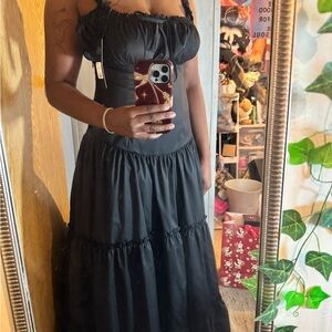 Fashion Nova Black Maxi Dress